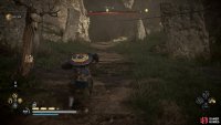 The entrance to the cave where you&rsquo;ll find the spear.