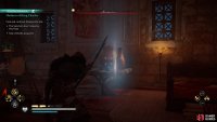 The Altar Room Key is behind a barricaded door, within some pots, on the northwestern side of the villa.