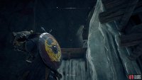 Near the top of the chamber you&rsquo;ll find another wooden platform that you&rsquo;ll need to throw the object to.