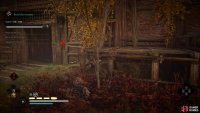 You can whistle at the guard near the gate to draw them near to the bushes.