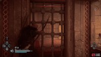 You&rsquo;ll first need to enter the main abbey and shoot the door lock through the bars.