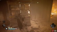 Then, once you&rsquo;ve found the fox, move the shelves out of the way to get out of the house through another breakable wooden wall.
