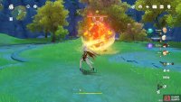 The Stonehide Lawachurl will cast a shield on itself when you initiate battle