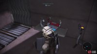 You’ll find a computer pointing you to the excavation site at the base