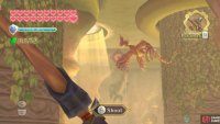 Shoot down the Furnix or it&rsquo;ll attack you as you&rsquo;re climbing.