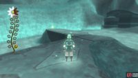 2. Travel southeast until you&rsquo;ve gone past the quicksand. Again, use the map and beacons. This tear is on a raised platform, with a slope nearby.
