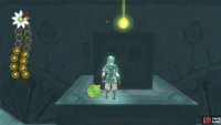 9. Face the Lanayru Mining Facility, then dash to the lower pathway around it. Go right and climb up the boxes for this tear.