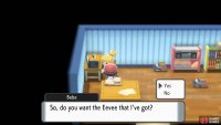 Chat to Bebe after getting the National Dex to receive an Eevee.
