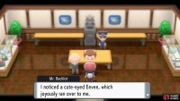 Keep speaking to Mr. Backlot on different days until he mentions Eevee.