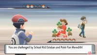 School Kid Esteban and Poké Fan Meredith.