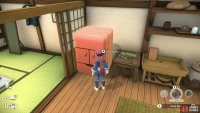 Back at home, inspect the fridge to change Rotom into its Frost form.