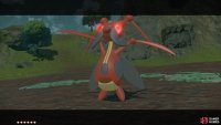 Alpha Pokémon have glowing red eyes when you fight them.