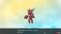 …to make it evolve into Scizor.