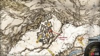 Which is on the northeastern side of the castle.