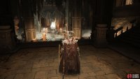 Fight or run past the Azula Beastman and run through the door ahead of you