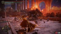 Trident Combos: Mohg has various combos that start as horizontal slashed and end up in a slam or a stab.