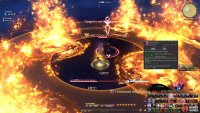 Explosions begin moving on their path.