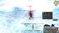 Zenos will cast Diamond Dust turning the arena into ice!