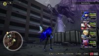 Go up the building with the makeshift ramps to find Demon Statue #11