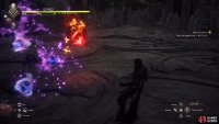 Finally, the Bomb King can spew out numerous Violet Flames which also explode, but these are less dangerous than the King&rsquo;s Justice attack.