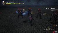 Using !Upheavel to wipe out a group of enemies.