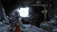 Rotate the Crane, so it allows you to grapple across the gap.
