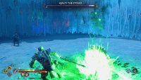 A simple sidestep will avoid this attack and put you in prime position to punish her.