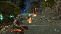 The Burning Cliffs camp will have you battle a Bifrost Einherjar Warrior and some archers.