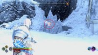 You’ll need the Draupnir Spear to access the area behind the ice rock.