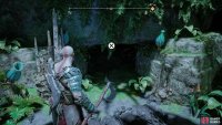 After clearing the Draugr Hole, search behind the hole to find a passage.