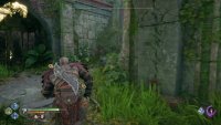 Enemies will jump out of the wooden barrier here