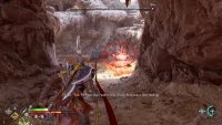 Once the camp is defeated, open the chest to the left of your boat.