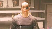 Next speak to the bartender Lou to hear two of your options to complete the mission.