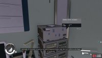 The evidence you’re searching for is just behind him on a pile of boxes.