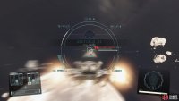 Use particle weapons to destroy the ships.