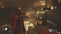 After the debt is removed you will find Perival hidden in another part of the Red Devil HQ.