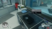 Finally, pick up the Rothicite Shipment which is opposite his desk.