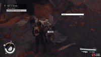 You’ll find Heller just outside the crashed ship.
