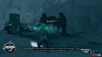 He is able to blur your vision during the fight.