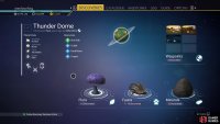 You can browse planets that you&rsquo;ve discovered from the menu to quickly check features such as planet type, and whether sentinels are present.