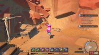 A buried chest can be found in the crater.