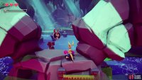 There is an extra life waiting for you at the top of the face-like rock structure