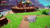The eighth Crystal is underneath the deck that is holding the shop