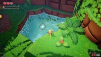 The first Crystal is in the water right after the rolling tutorial