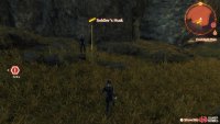 head up the path behind you after the positional tutorial to find the second Soldier Husk