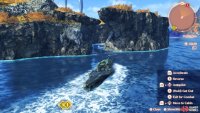 Your next destination is a cove within the natural barriers between Agnus Castle and the main sea.