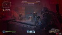 Stay in cover to prevent getting shot by the snipers in the watchtower. 