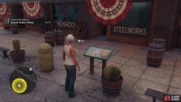 find a sign near the Blacksmithy,