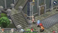 head into the Villa Raisins Apartments and head under the stairs