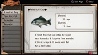 Anything you catch will be added to your fishing log. The more fish you catch, the higher your rank in the Fishing Guild.